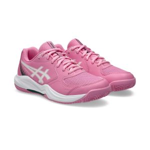 Кросівки дитячі для тенісу Asics Gel-Dedicate 9 Padel Dragon Fruit/Soft Yellow